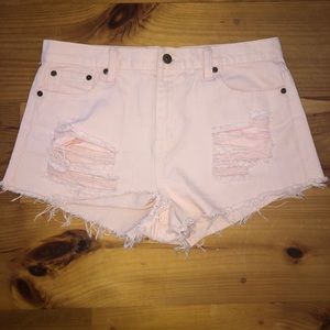 Pink shorts